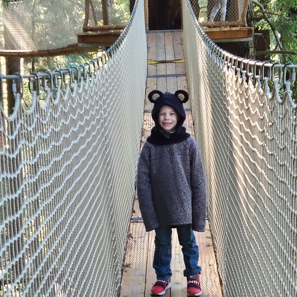 Animal Hood | BLACK BEAR | Hooded Scarf Costume - Picture 6 of 6